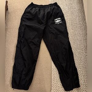 Black Corteiz Men's Lightweight Track Joggers